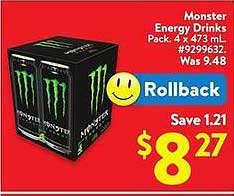 Monster Energy Drinks