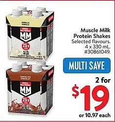 Muscle Milk Protein Shakes