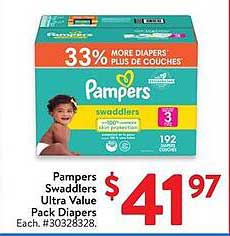 Pampers Swaddlers Ultra Value Pack Diapers