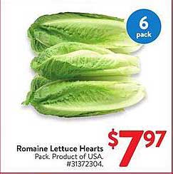 Romaine Lettuce Hearts