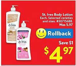 St. Ives Body Lotion