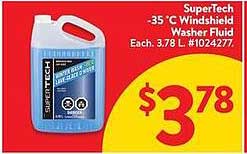 SuperTech -35 °C Windshield Washer Fluid