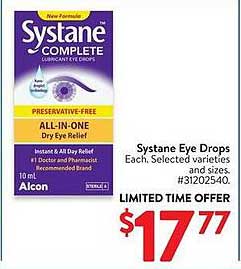 Systane Eye Drops