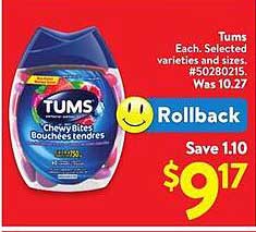 Tums Chewy Bites