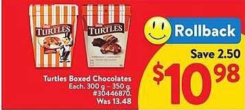 Turtles Boxed Chocolates