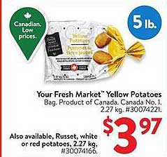 Your Fresh Market® Yellow Potatoes