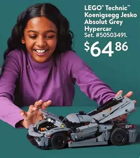 LEGO® Technic™ Koenigsegg Jesko Absolut Grey Hypercar
