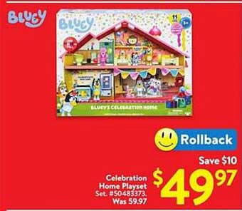 Bluey's Celebration Home Playset