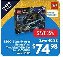 LEGO® Super Heroes Batman™ vs. The Joker™ Gift Set Set #50521198