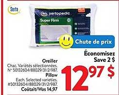 Serta Super Firm Pillow