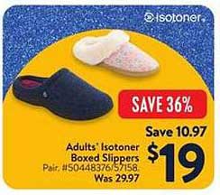 Adults' Isotoner Boxed Slippers