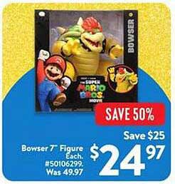 Bowser 7" Figure