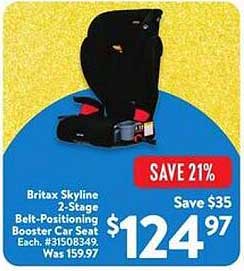 Britax Skyline 2-Stage Belt-Positioning Booster Car Seat