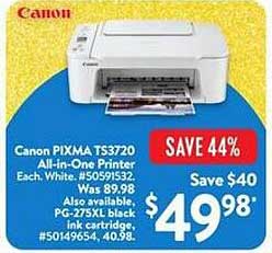 Canon PIXMA TS3720 All-in-One Printer