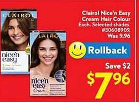 Clairol Nice'n Easy Cream Hair Colour