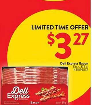 Deli Express Bacon