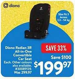 Diono Radian 3R All-in-One Convertible Car Seat