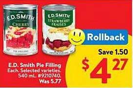 E.D. Smith Pie Filling