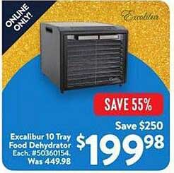 Excalibur 10 Tray Food Dehydrator