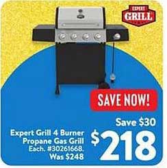 Expert Grill 4 Burner Propane Gas Grill