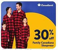 Family Canadiana Sleepwear