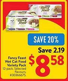 Fancy Feast Wet Cat Food Variety Pack