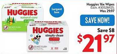 Huggies 16x Wipes