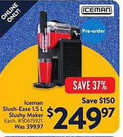 Iceman Slush-Ease 1.5 L Slushy Maker