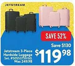 Jetstream 3-Piece Hardside Luggage Set