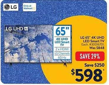 LG 65" 4K UHD LED Smart TV