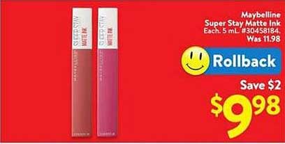 Maybelline Super Stay Matte Ink