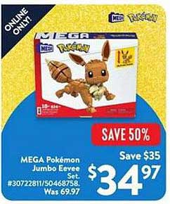 MEGA Pokémon Jumbo Eevee Set