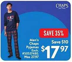 Men's Chaps Pyjamas Each