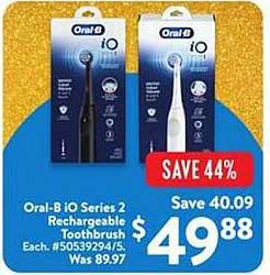 Oral-B iO Series 2 Rechargeable Toothbrush