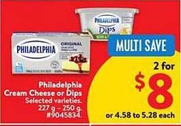 Philadelphia Cream Cheese or Dips