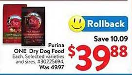 Purina ONE Dry Dog Food