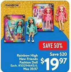 Rainbow High New Friends Fashion Doll