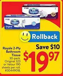 Royale 2-Ply Bathroom Tissue