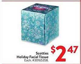 Scotties Holiday Facial Tissue