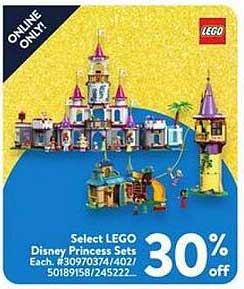 Select LEGO Disney Princess Sets