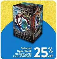 Selected Upper Deck Hockey Cards