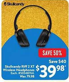 Skullcandy Riff 2 XT Wireless Headphones