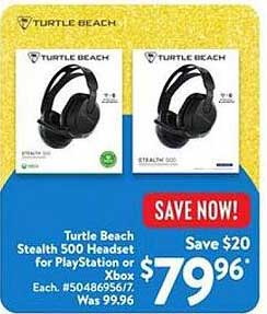 Turtle Beach Stealth 500 Headset for PlayStation or Xbox