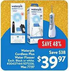 Waterpik Cordless Plus Water Flosser