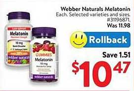 Webber Naturals Melatonin