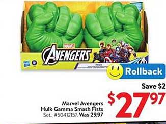 Marvel Avengers Hulk Gamma Smash Fists
