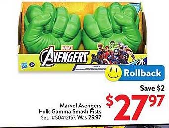 Marvel Avengers Hulk Gamma Smash Fists