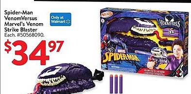 Spider-Man Venom Versus Marvel's Venom Strike Blaster