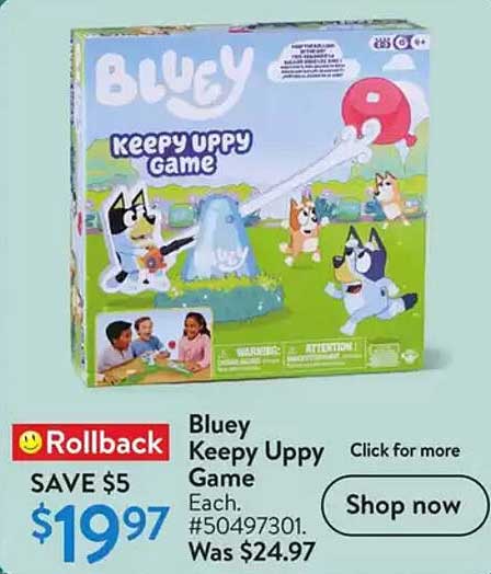 Bluey Keepy Uppy Game