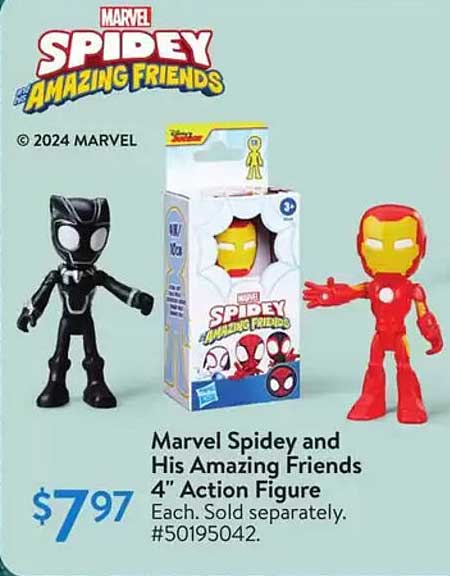 Marvel Spidey and His Amazing Friends 4" Action Figure